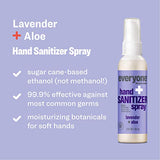 Everyone Hand Sanitizer Spray: Lavender and Aloe, 2 Ounce, 6 Count