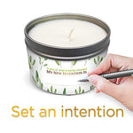 MAGNIFICENT101 Pure White Sage Smudge Candle for House Energy Cleansing, Banishes Negative Energy I Purification and Chakra Healing - Natural Soy Wax Tin Candle (Pure White Sage, 6 oz)