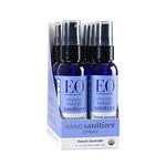 EO Organic Hand Sanitizer Spray: French Lavender, 2 Ounce, 6 Count