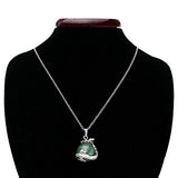 JewelrieShop Dragon Necklace Chakra Reiki Healing Crystal Pendant Gemstone Necklace for Women Men