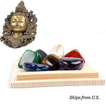 Yunoun Chakra Stones Healing Crystals，Crystal Therapy, Meditation, Reiki - 7 Chakra Set