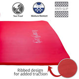 HemingWeigh Yoga Kit - Red Yoga Mat Set Includes Carrying Strap, Yoga Blocks, Yoga Strap, and 2 Microfiber Yoga Towels - Yoga Gear and Accessories for Beginners and Experienced Yogis