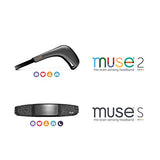MUSE S: The Brain Sensing Headband - Overnight Sleep Tracker & Meditation Headset Device - Multi Sensor Monitor with Responsive Sound Feedback Guidance from Brain Wave, Heart, Body & Breath Activity