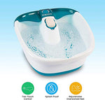HoMedics Bubble Mate Foot Spa, Toe-Touch Control, Removable Pumice Stone, Fb-55
