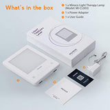 Light Therapy Lamp, Miroco UV Free 10000 Lux Brightness, Timer Function, Touch Control, Standing Bracket, for Home/Office Use
