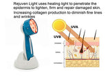 Rejuven Light 2.0 LED Light therapy w/ 4 Interchangeable heads Anti aging device, skin rejuvenation, lightens dark spots, promotes collagen and reduce wrinkles and fine lines (Rejuven Light 2.0)