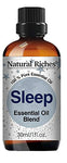 Natural Riches Aromatherapy Good Night Sleep Blend, Calming Essential Oils -30ml Pure and Natural Therapeutic Grade, Relaxation, Stress, Anxiety Relief - 30ml