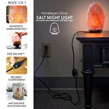 Himalayan Glow 1004 Hand Carved Natural Himalayan Salt lamp, 15-20 lbs, Orange/Amber,Orange / Amber