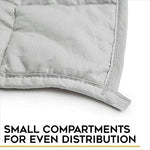 YnM Weighted Blanket — Heo-Tex Certified Cotton Material with Premium Glass Beads