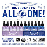 Dr. Bronner's - Organic Hand Sanitizer Spray (Lavender, 2 Ounce, 2-Pack) - Simple and Effective Formula, Kills Germs and Bacteria, No Harsh Chemicals, Moisturizes and Cleans Hands
