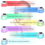 FAZJEUNE 7 Color LED Therapy Light, LED Face Mask Skin Rejuvenation PDT Photon Facial Skin Care Mask Skin Tightening Lamp SPA Face Device Beauty Salon Equipment Anti-aging Remove Wrinkle