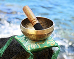 Tibetan Singing Bowl Set - Hand Crafted By YAK THERAPY - Chakra Healing, Anxiety & Stress Relief, Great for Meditation Healing Relaxation Therapy – Best Gift Product from Nepal,