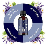 Essential Oils Aromatherapy Sleep Aid - Pure Ylang Ylang Chamomile Sage and Lavender Essential Oils for Diffuser - Mood Support Aromatherapy Oils for Stress Relief Sleep Aid Natural Anxiety Relief