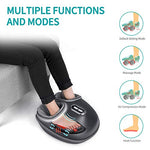 Nekteck Shiatsu Foot Massager Machine with Soothing Heat, Deep Kneading Therapy, Air Compression, Relieve Foot Pain and Improve Blood Circulation,Adjustable Intensity Relax for Home or Office Use