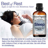 Natural Riches Aromatherapy Good Night Sleep Blend, Calming Essential Oils -30ml Pure and Natural Therapeutic Grade, Relaxation, Stress, Anxiety Relief - 30ml