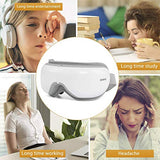 RENPHO Eye Massager with Heat, Compression Bluetooth Music Rechargeable Eye Therapy Massager for Relieve Eye Strain Dark Circles Eye Bags Dry Eye Improve Sleep (White)