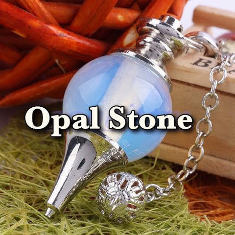 REIKI CHARGED! Beautiful Opal Gem Stone PENDULUM